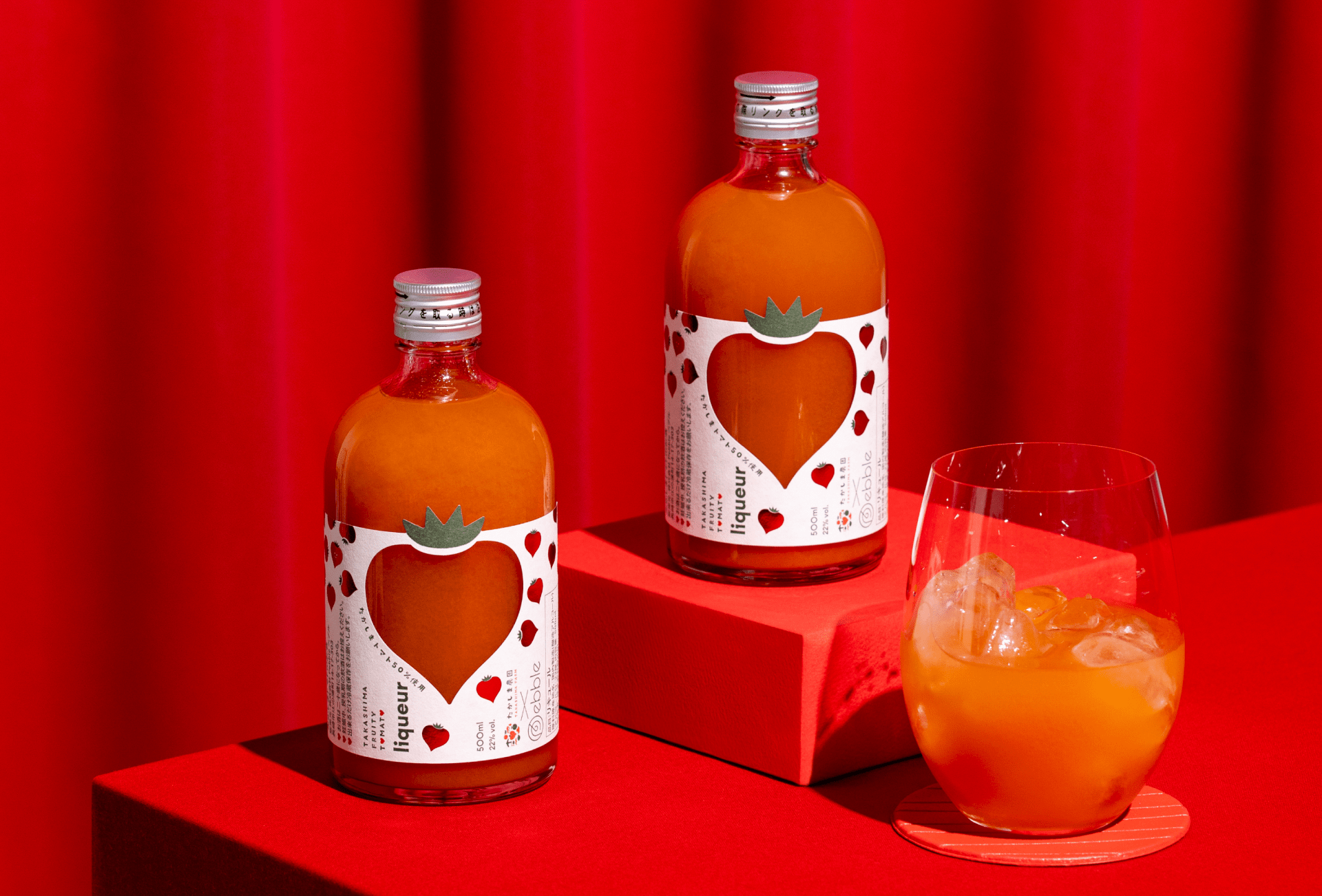 たかしまフルーティトマトのお酒のイメージ